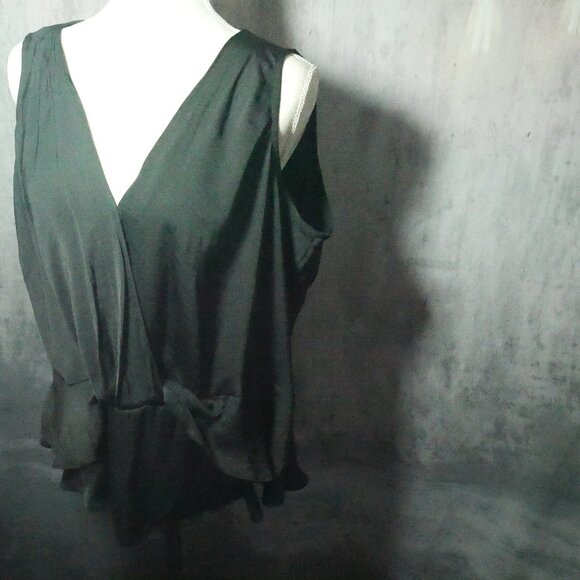 Alfani Black Blouse Large - Picture 2 of 5
